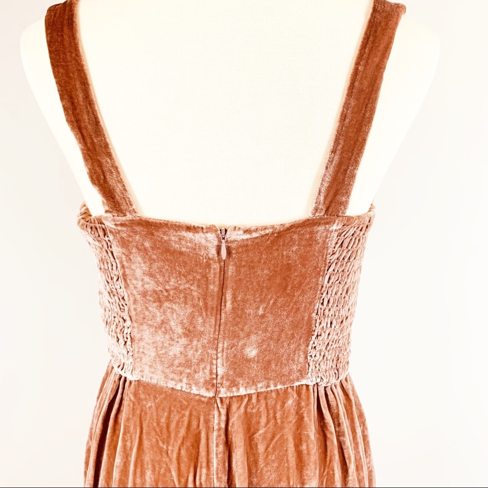 NEW Madewell Crushed Velvet wide leg jumpsuit - Picture 4 of 6